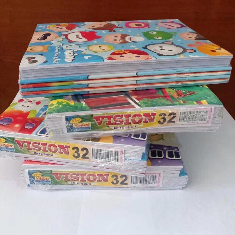 (Pack) Buku Tulis Vision 32 Lembar 10 Buku