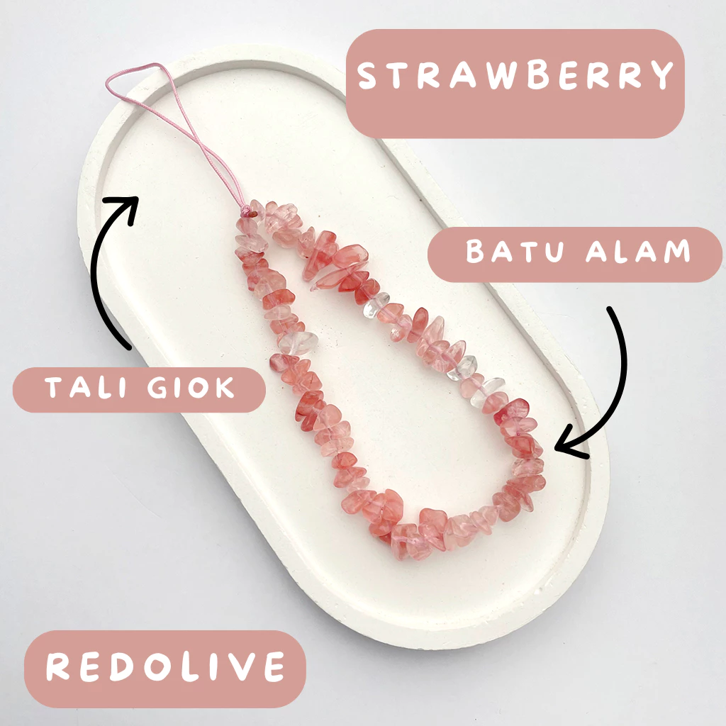 Gantungan Hp Phone Strap Aesthetic Tali Lucu Beads Kpop Case Korea Bag Charm Manik Manik Handphone Hape Tangan