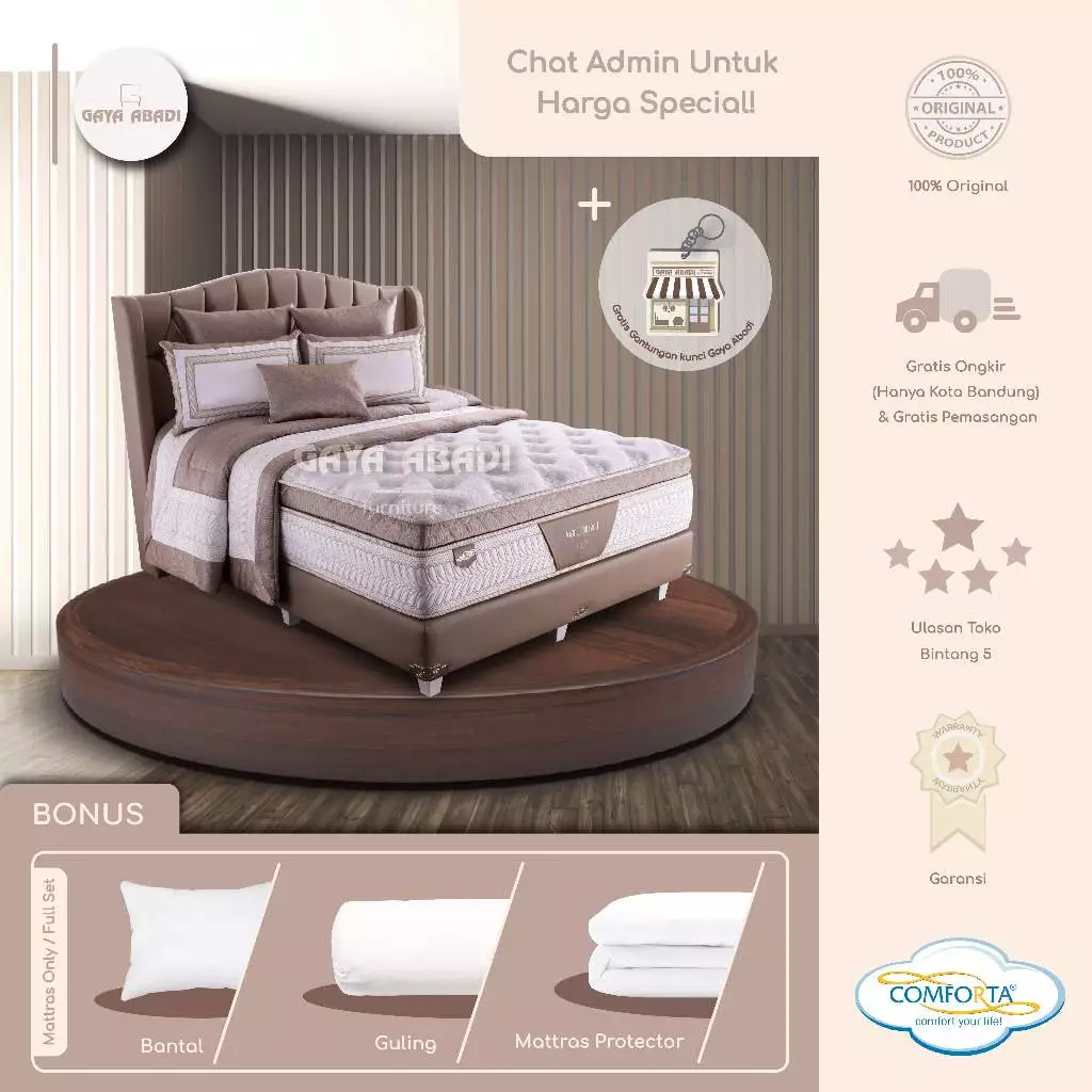 Springbed Comforta Comfort Dream / Kasur Comforta Comfort Dream - Comforta Springbed