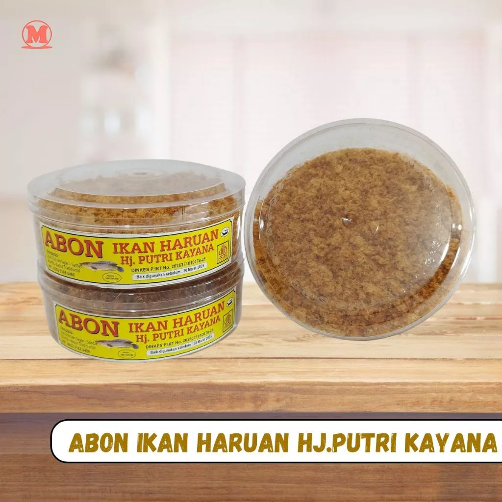 Abon Ikan Haruan Hj Putri Kayana Kemasan Toples Khas Banjarbaru