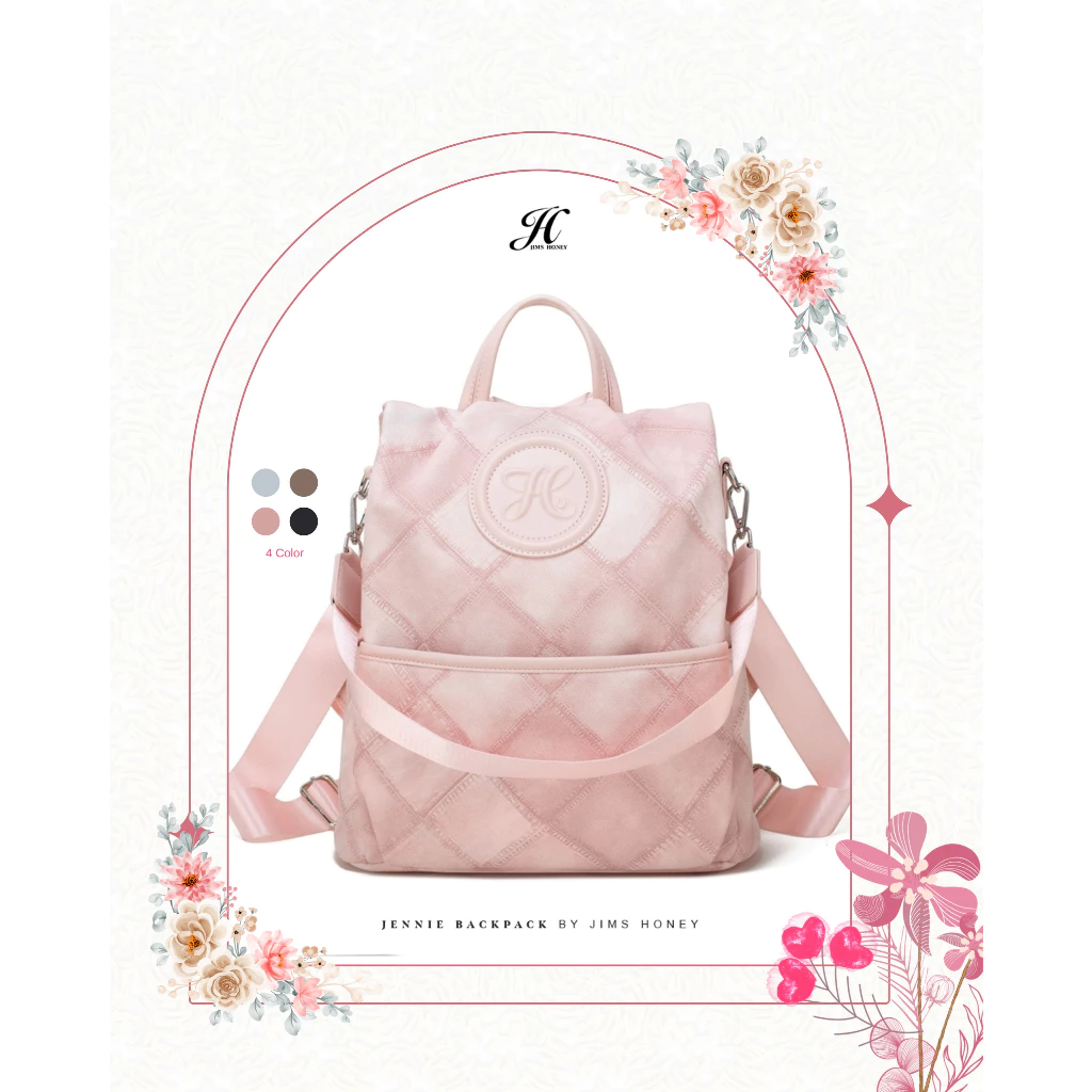 JENNIE BACKPACK TAS RANSEL JIMS HONEY BANJARBARU (BISA COD)