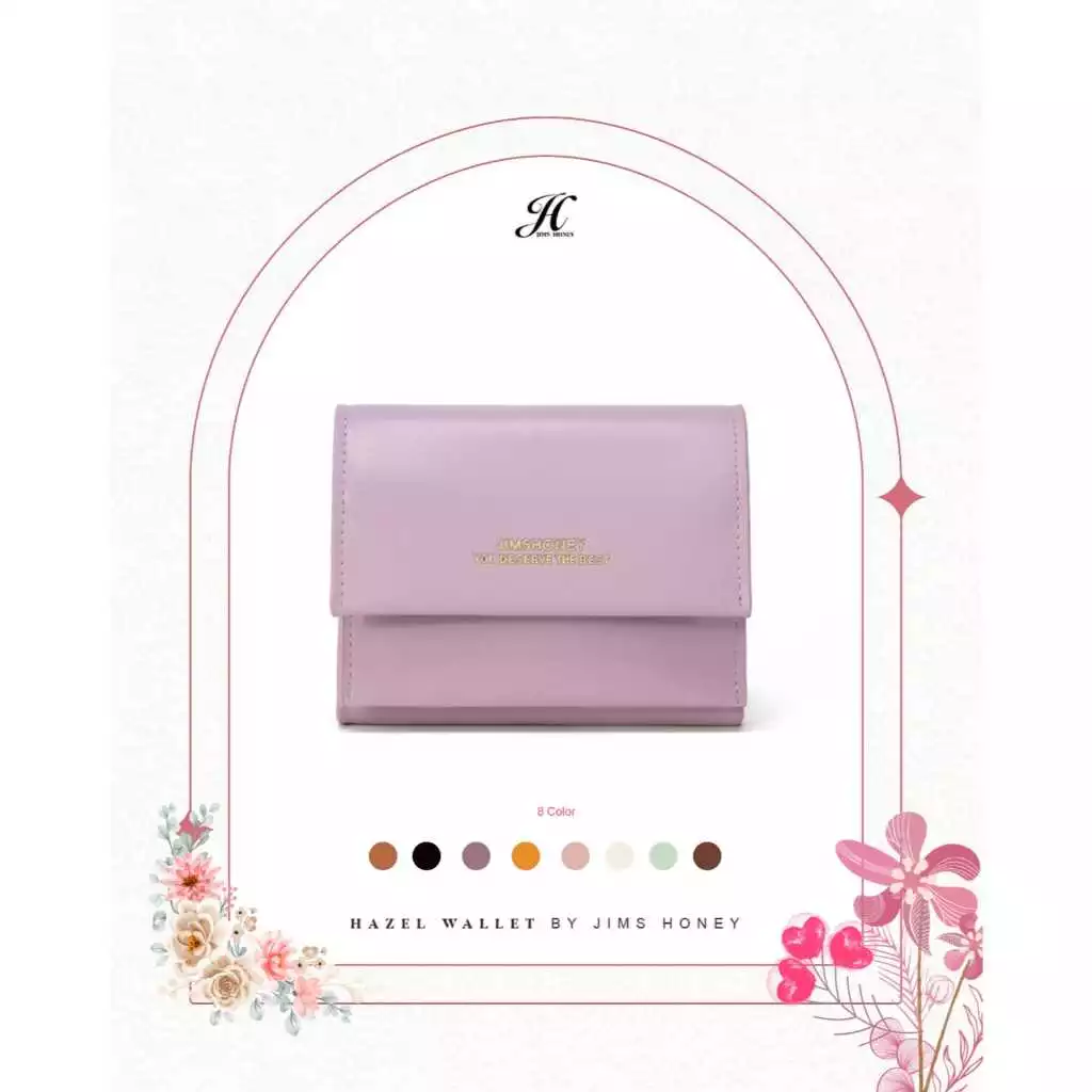 HAZEL WALLET DOMPET MINI WANITA JIMSHONEY BANJARBARU ( BOSA COD )
