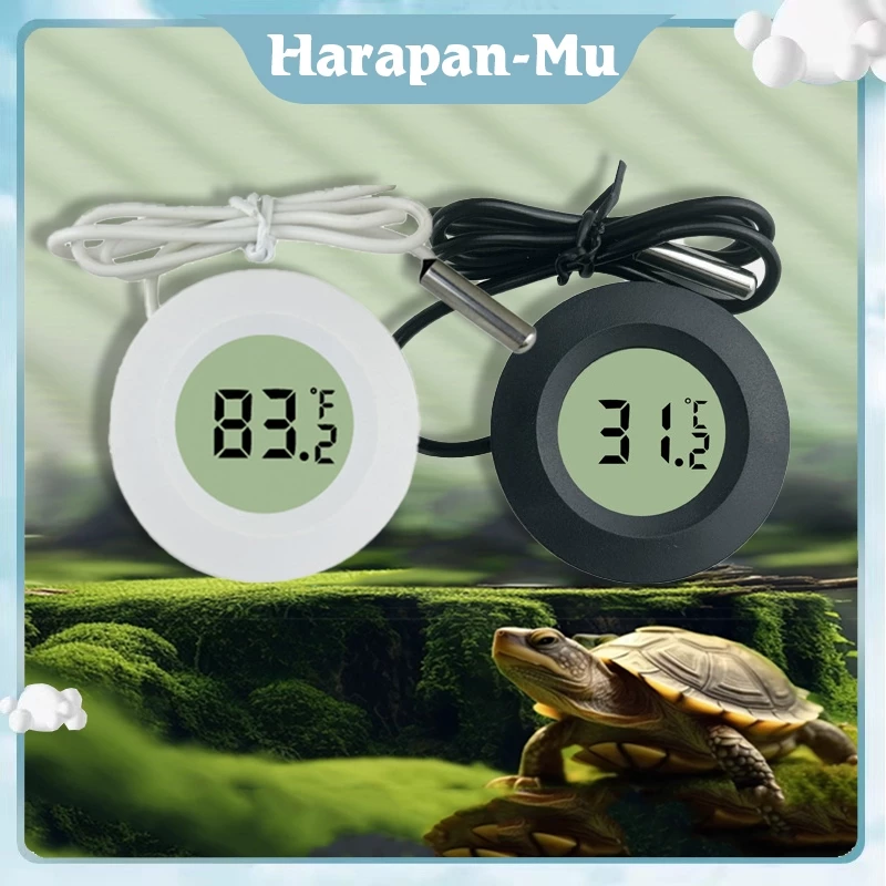 Termometer Mini Tertanam / Termometer Kulkas / LED Digital Thermometer