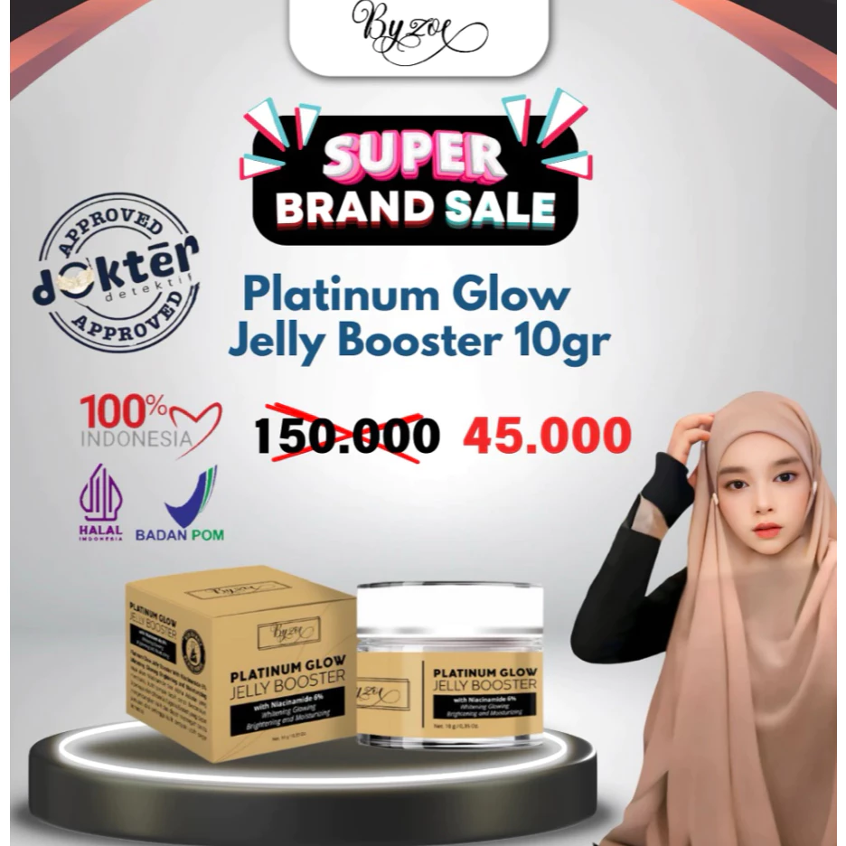 Byzoe Banjarbaru Platinum Glow Jelly Booster Hzichabeauty