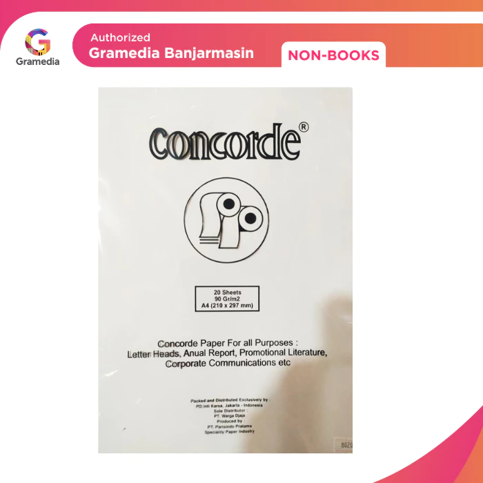 Gramedia Banjarmasin - Concorde PK-CC White 80201
