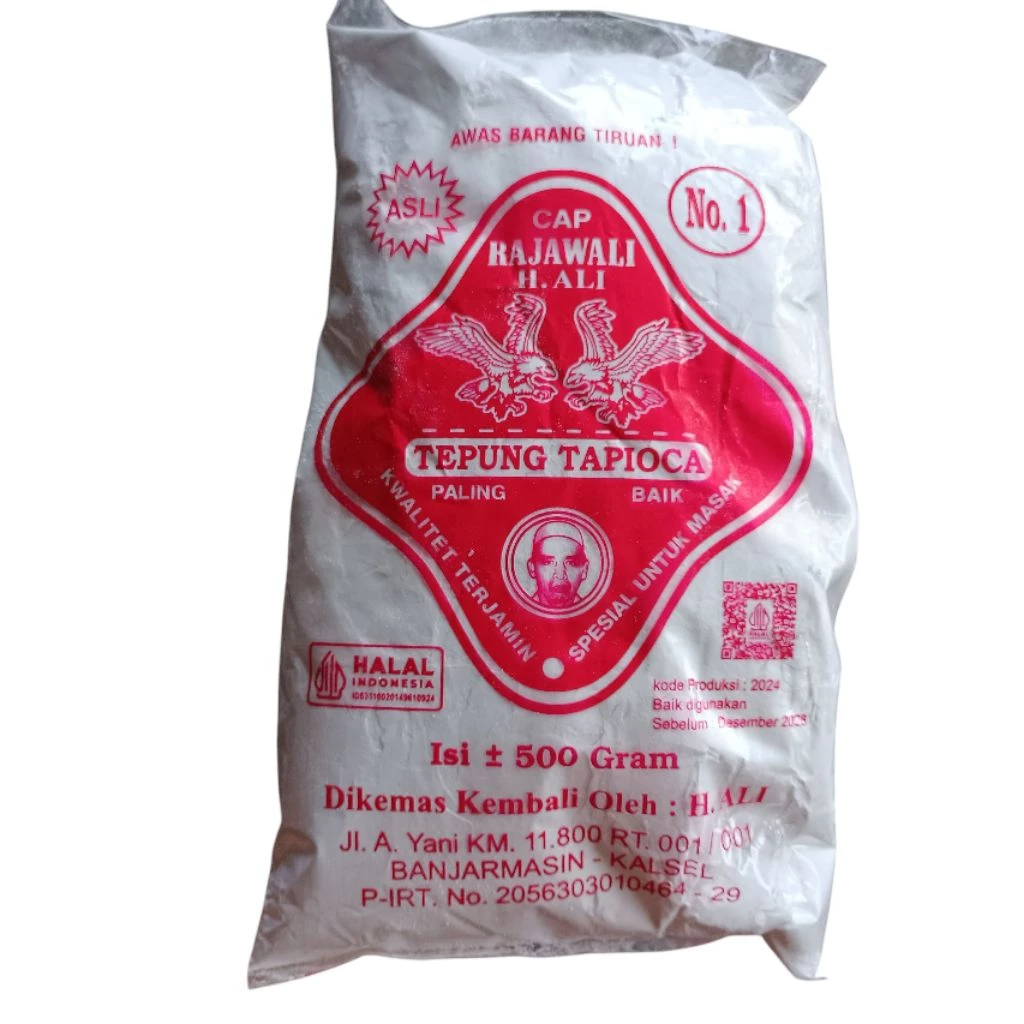 Tepung Tapioka Cap Rajawali 500gr Tapioca Asli Banjarmasin