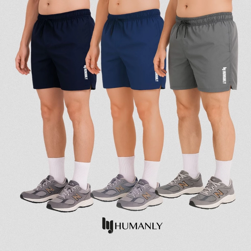 30. HUMANLY Sportswear Basic Short Celana Pendek Olahraga