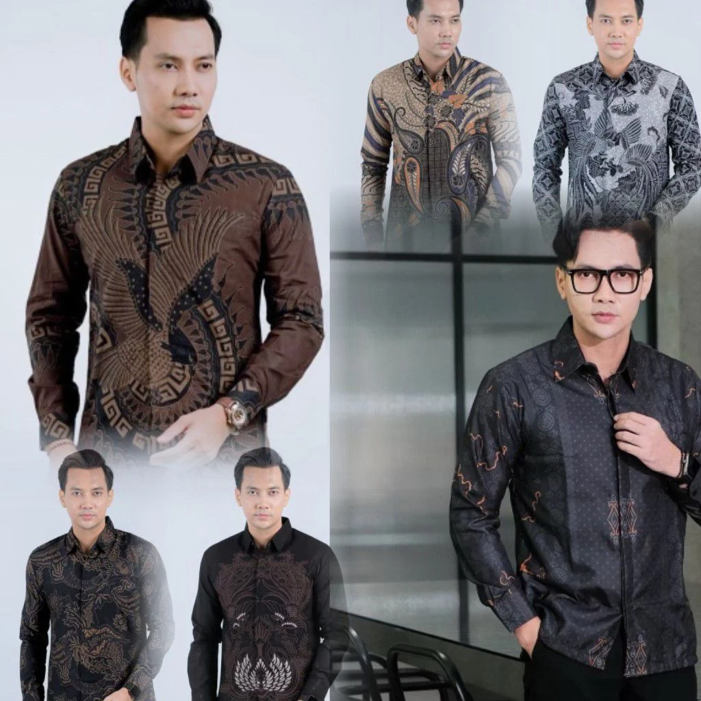 Kemeja Batik Pria Premium Furing  SlimFit / Batik Banjarmasin / Batik Premium Furing