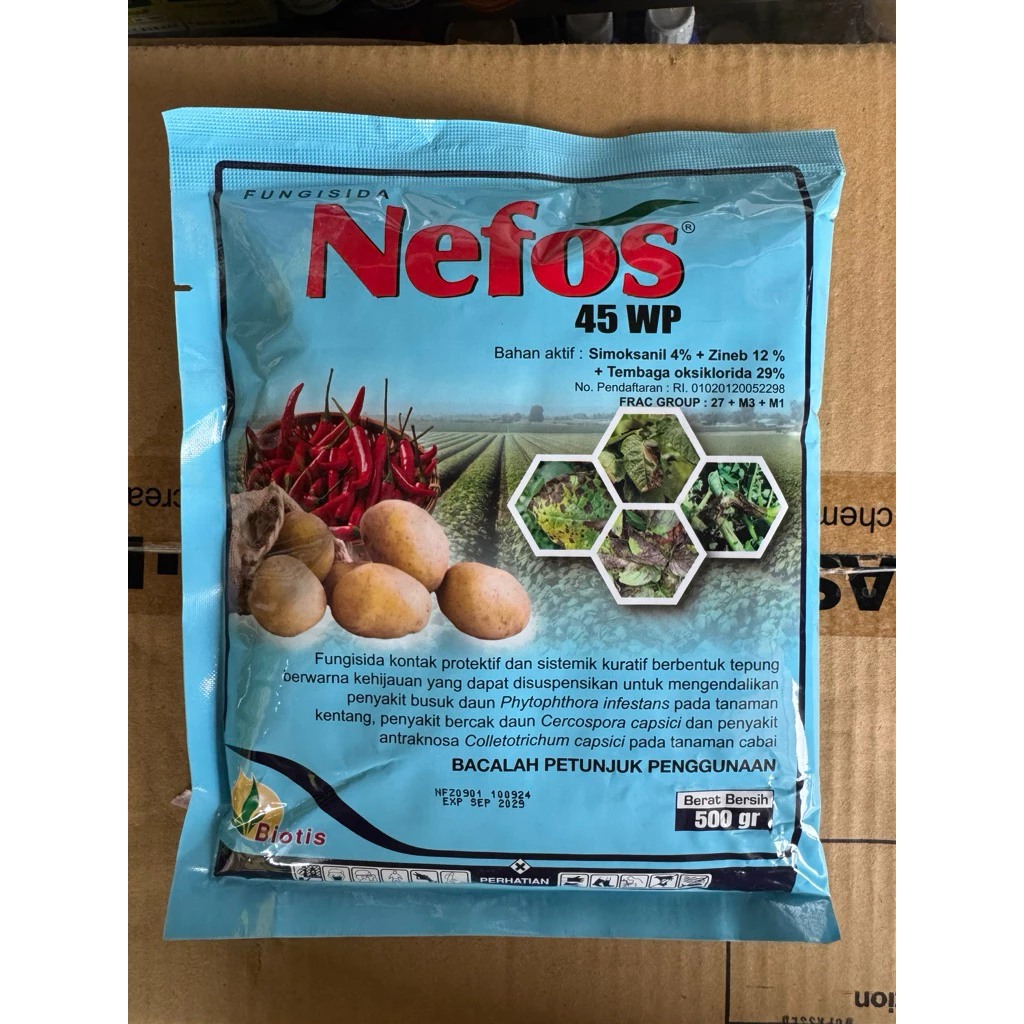 Fungisida Sistemik Nefos 45 WP 500 gram