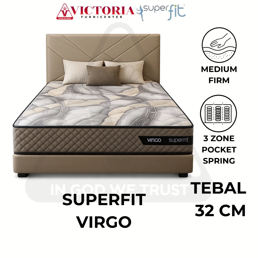 Comforta Superfit Virgo 180 x 200 180x200 Kasur Saja Mattres Only