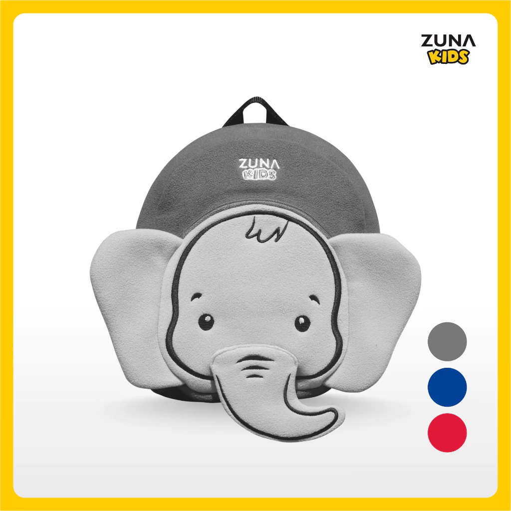 Zuna Kids Tas Ransel Fleece Minibag Karakter Anak Balita / TK / PAUD