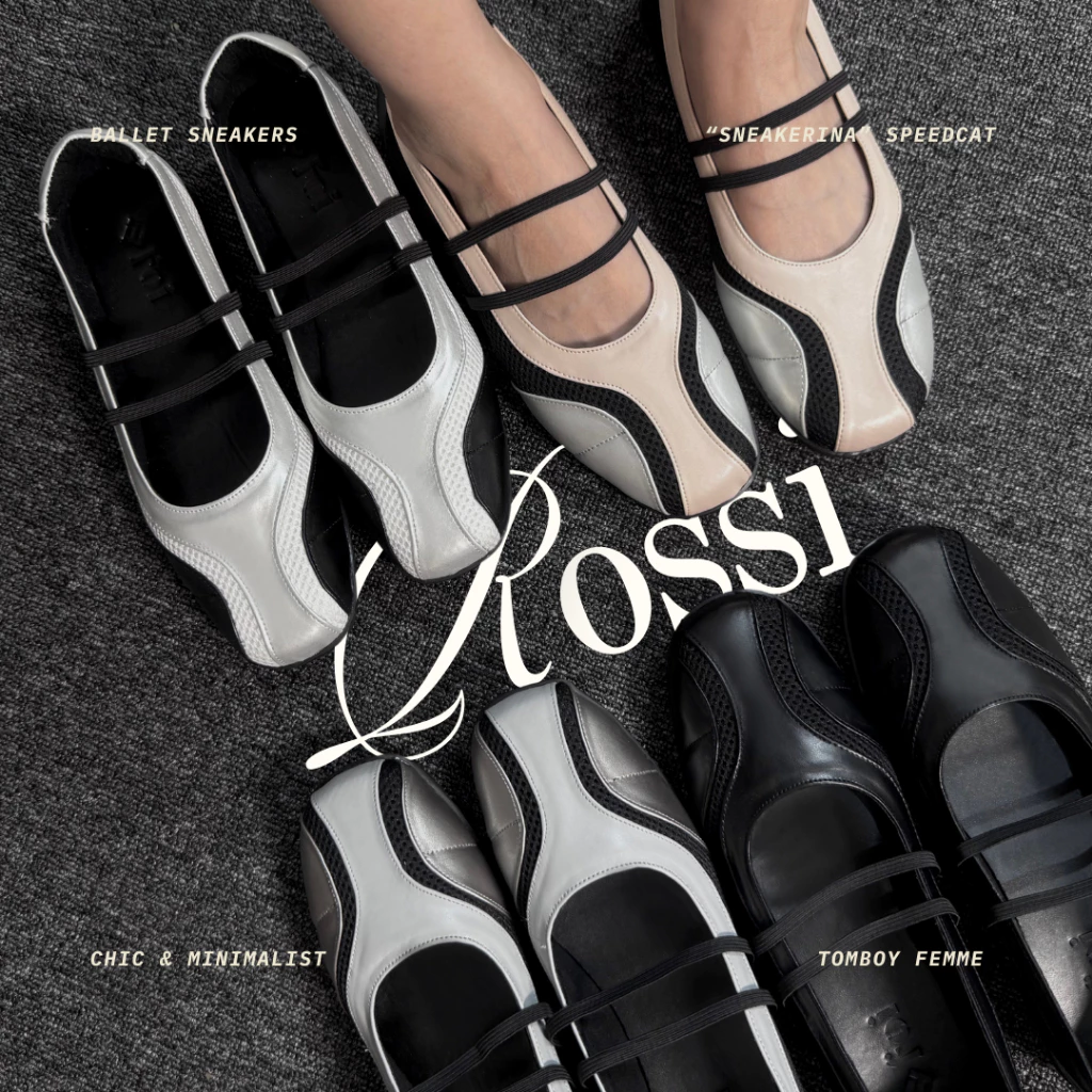 FOI ROSSI Sneakers Sepatu Kerja Sepatu Sekolah Wanita Sepatu Flat Shoes Sneakers Speedcat Slip On