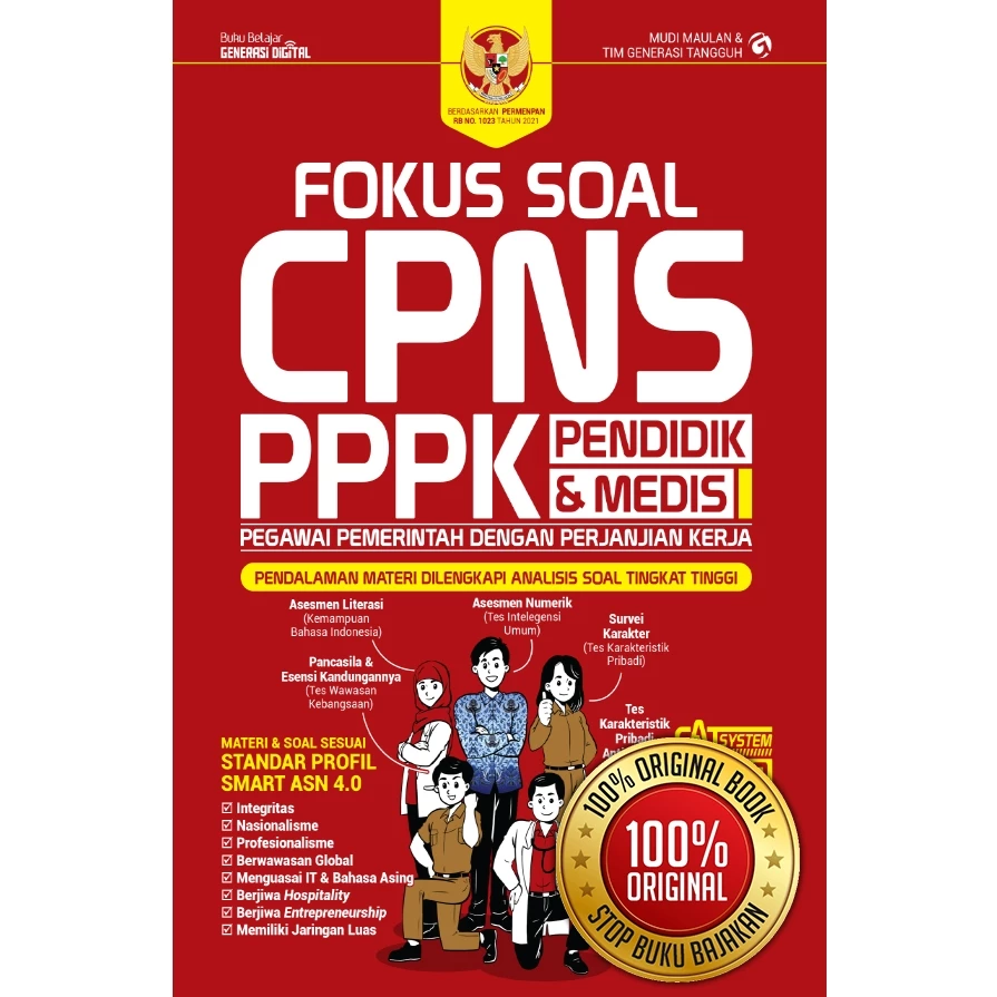 Buku CPNS Umum Lengkap PPPK Pendidik Medis