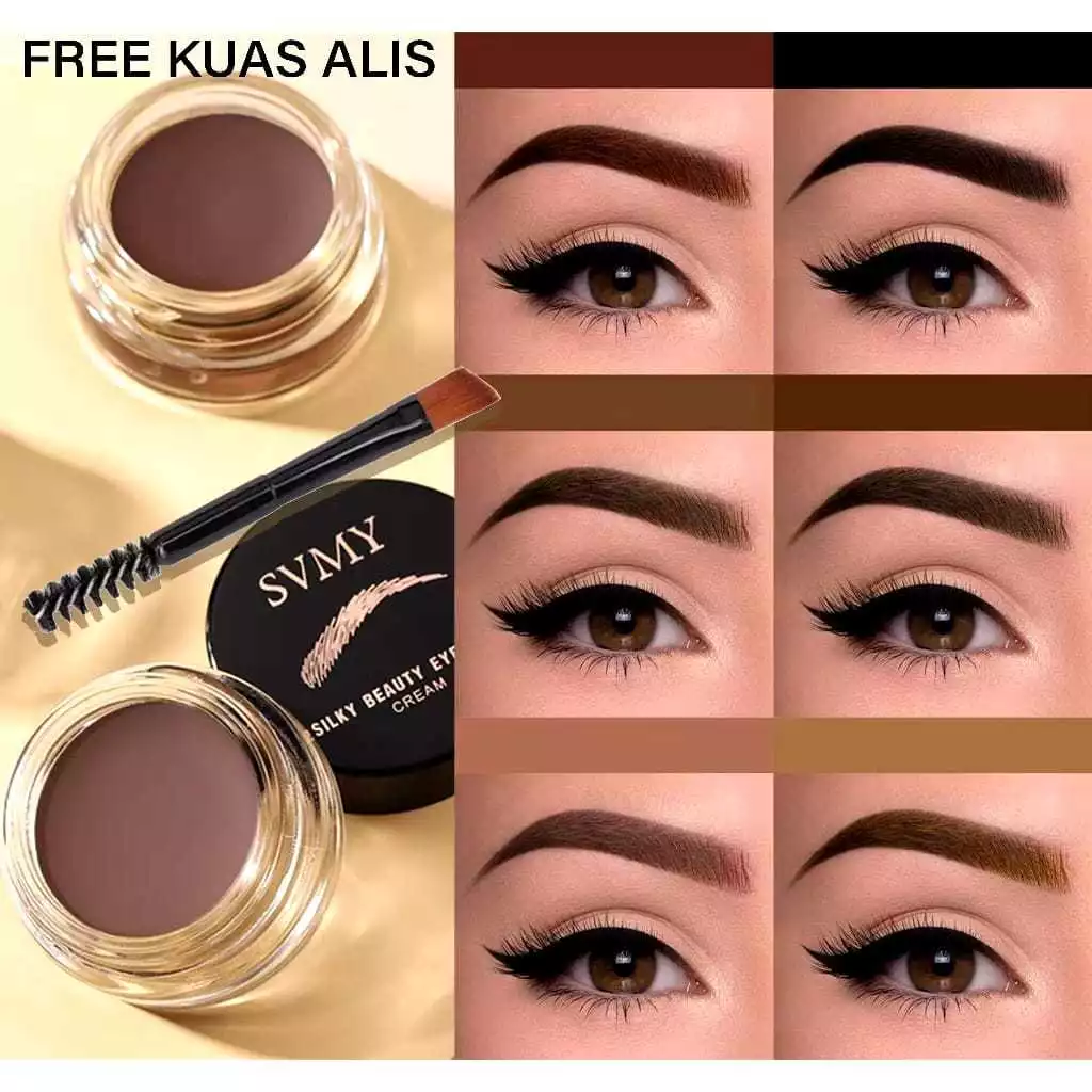[FREE KUAS]SFMY Eyebrow Cream Krim Alis Pengeringan cepat Waterproof Tahan Lama Long Lasting-SS thaliastore