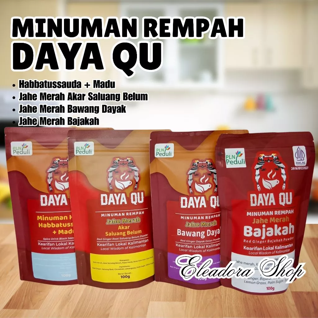 Minuman Rempah Jahe Merah "Daya Qu" Khas Kalimantan - Minuman Herbal Daya Qu Banjarbaru