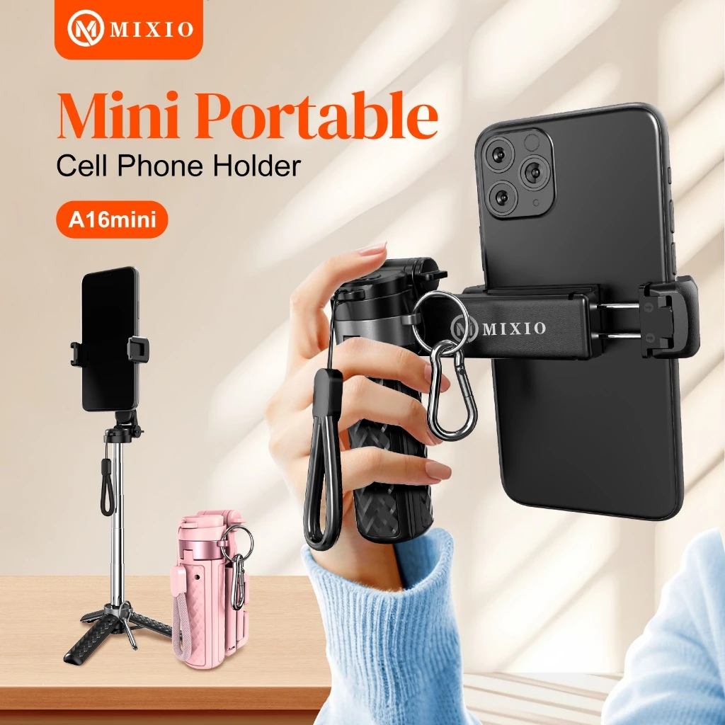 16. MIXIO A16 Extendable Pocket Grip Tripod Mini Selfie