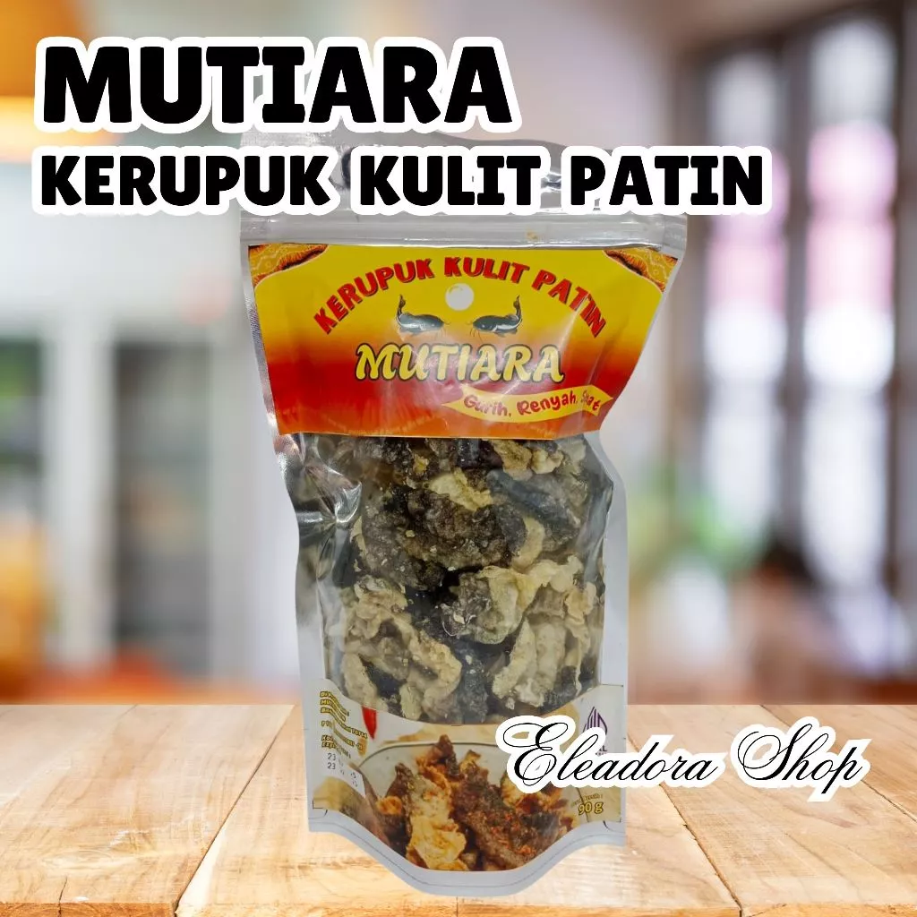 Kerupuk Kulit Patin Mutiara Asli Banjarbaru - Kemasan Standing Pouch
