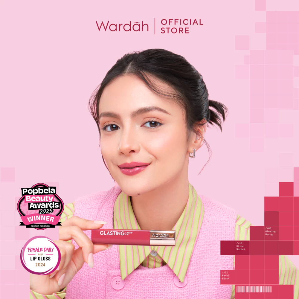[KEMASAN LAMA] WARDAH Lip Cream Glossy Glasting Liquid Lip - Hi-Pigmented Glass Color, Ringan, Tidak Lengket, Transferproof Liptint-Lipgloss-Lipstik-Lip Tint-Lip Matte-Lipstick-Lipcream- Glossy Lip Longlasting Waterproof Tahan Lama- Makeup