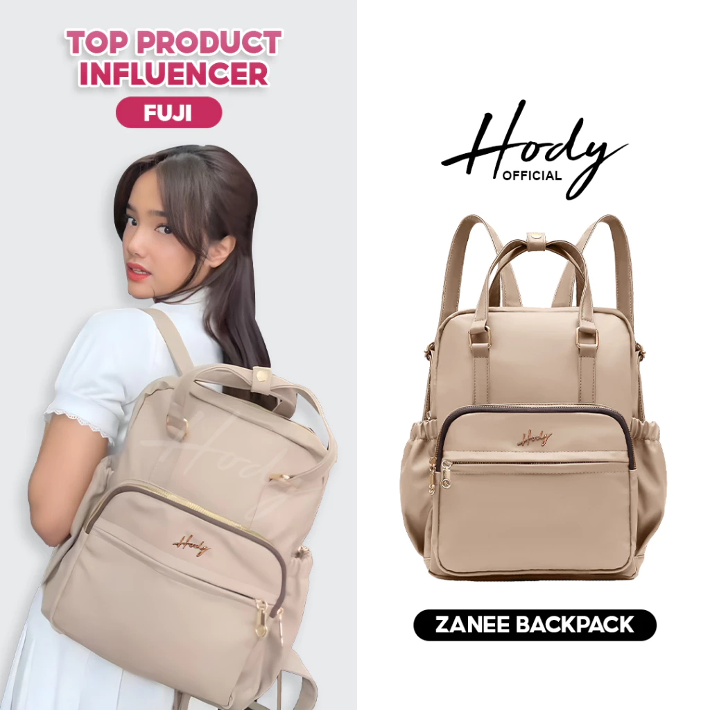 Hody [Exclusive Launching] - Tas Ransel Wanita Mini Backpack Terbaru Ransel Sekolah Backpack Kerja - Zanee Bag