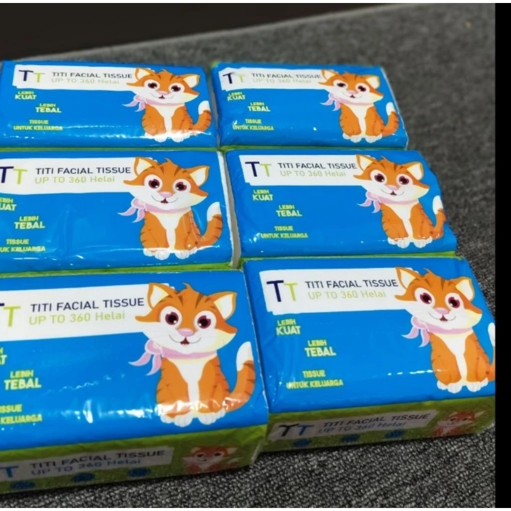 [COD 6 PACK] PROMO Tisu Titi (6 pack 260 helai) Murah Lengkap Satuan Soft Lembut Anti Sobek Bergaransi Ecer Grosir Tissue Gudang Pabrik Tisu Agen Tisu Terdekat Bahan Alami Tisu Wajah Tisu Makan Tisu Toilet Tisu Banjarbaru Banjarmasin Kalsel