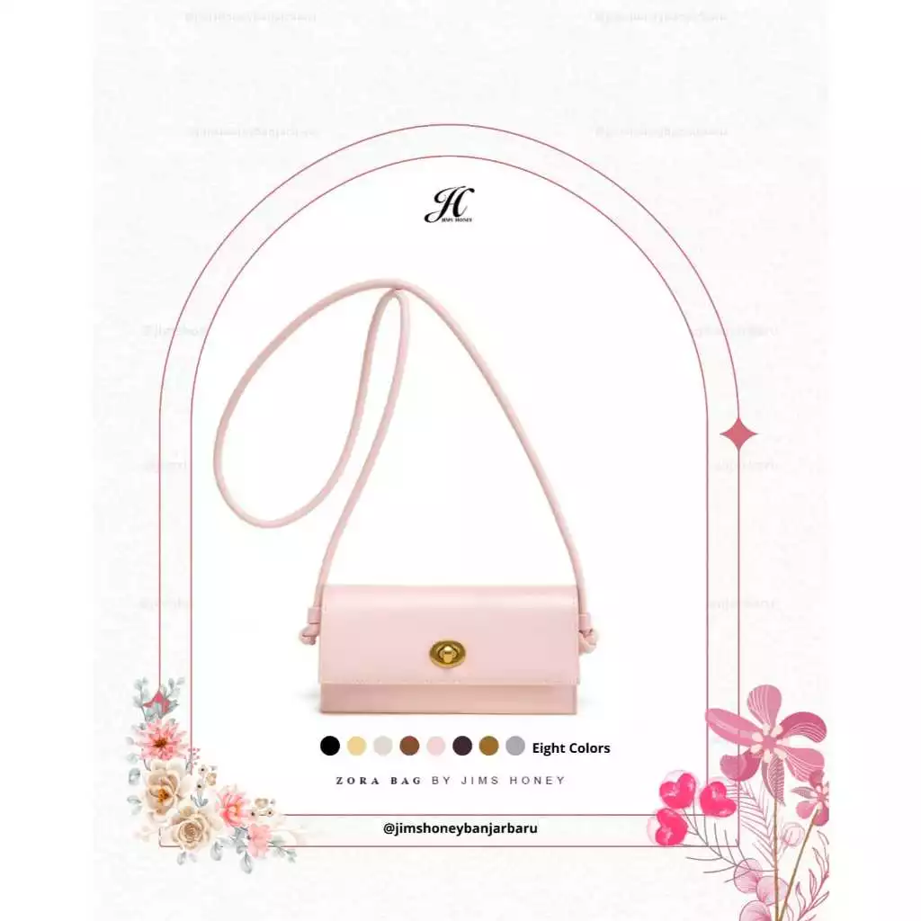 ZORA MINI BAG TAS SELEMPANG WANITA JIMS HONEY BANJARBARU (BISA COD)