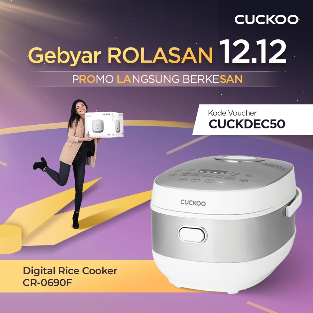 CUCKOO Digital Rice Cooker 1L CR-0690F