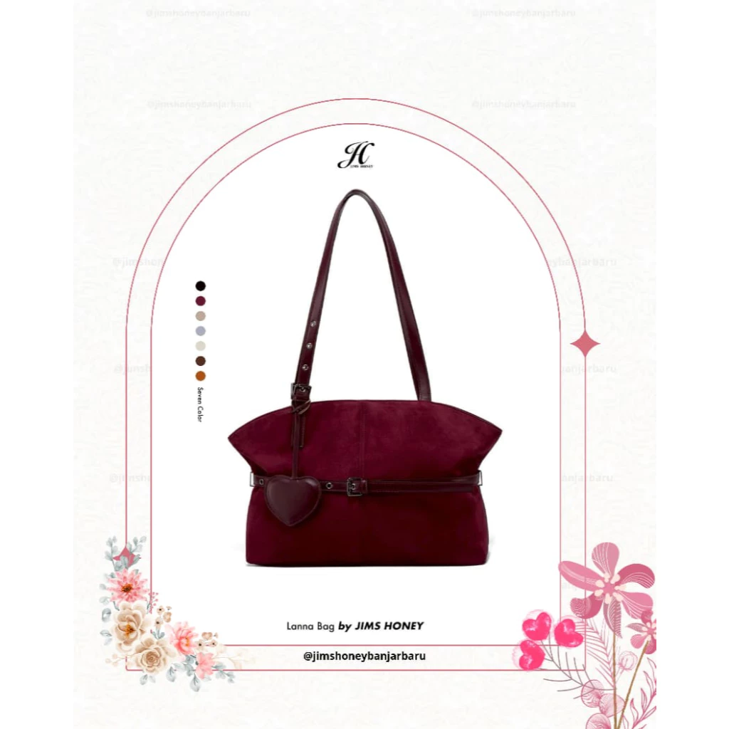 Lanna Bag Tote Bag Wanita Jimshoney Banjarbaru (Bisa Cod)