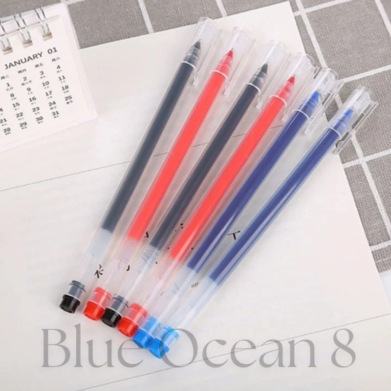 Pulpen Gel Cair 0.5mm Tip Jarum Neutral Pen Alat Tulis Kantor&Sekolah PNG002