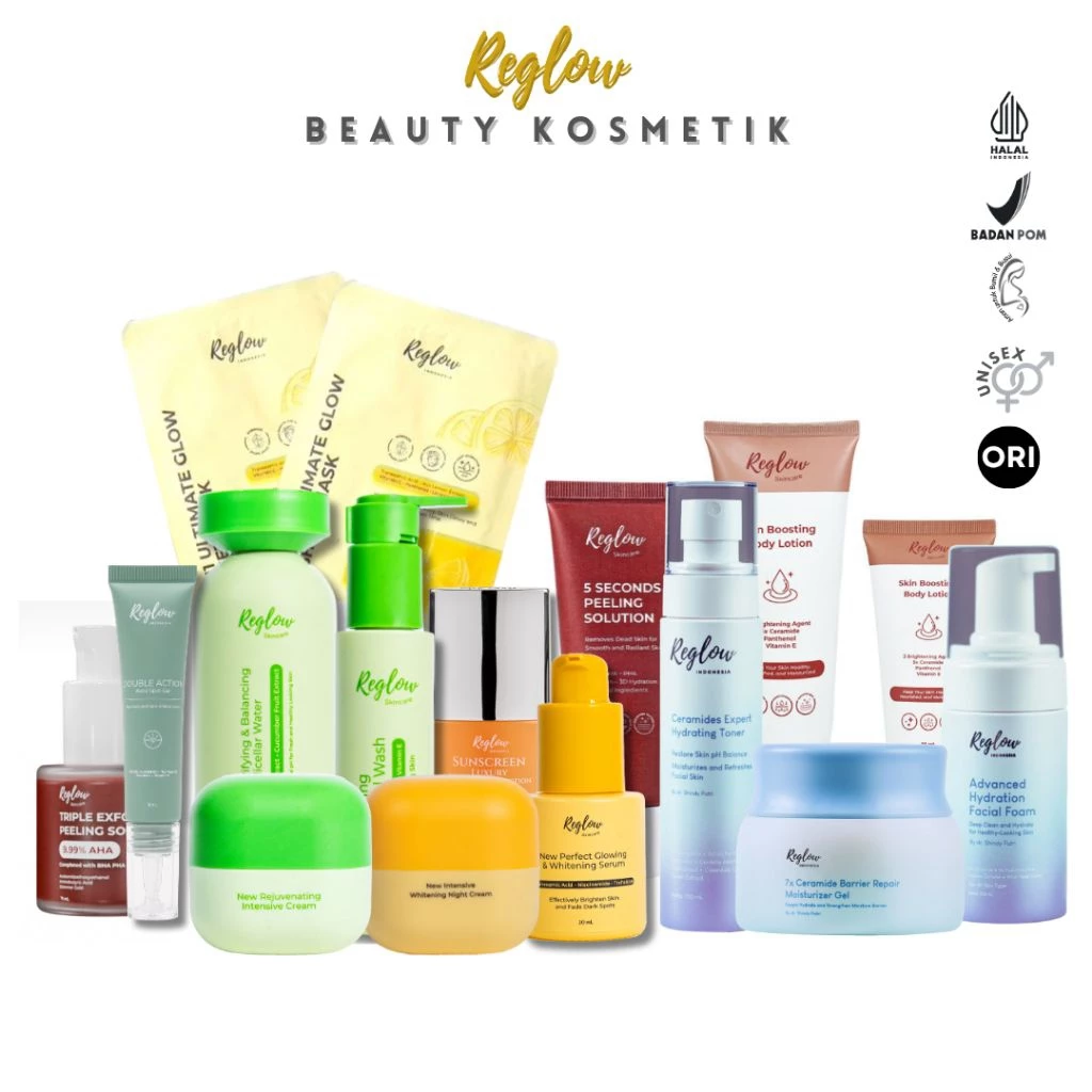 REGLOW SKINCARE GLOWING SKIN TREATMENT ORIGINAL Dr. SHINDY | BPOM HALAL MUI AMAN BUMIL BUSUI UNISEX | BY REGLOW BANJARBARU