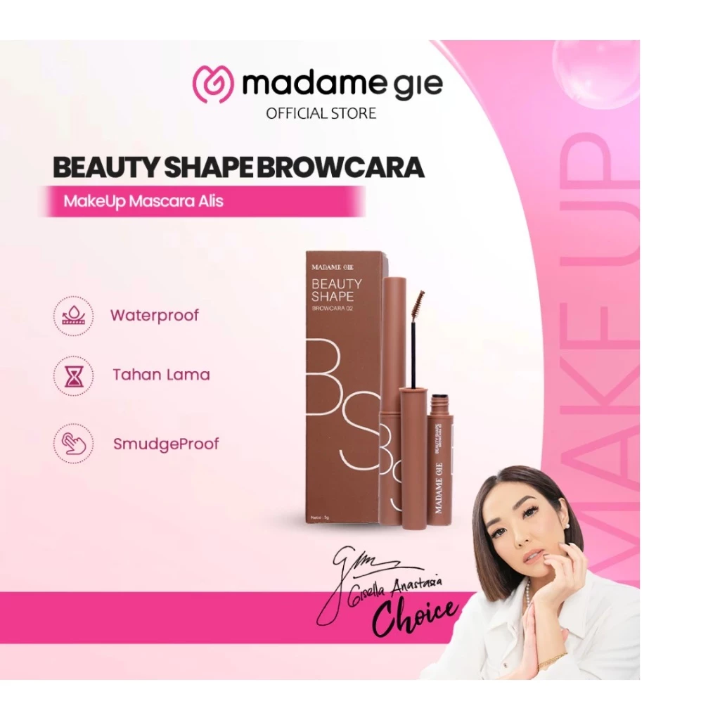 Madame Gie Beauty Shape Browcara - MakeUp Mascara Alis