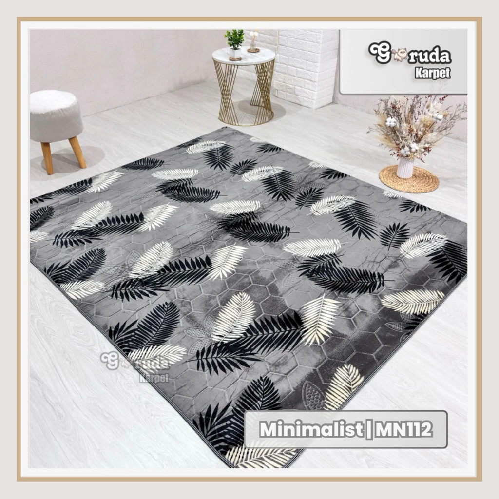 (Garuda Banjarmasin) Karpet Premium Malaysia Ukuran 190x270 Cm Bahan Tebal Dan Lembut Polyester 100%