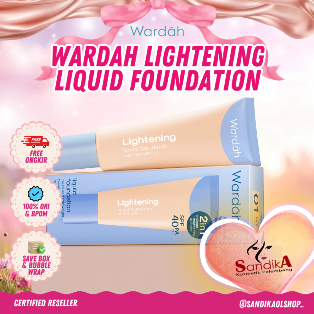 Wardah Lightening Liquid Foundation 6Ml