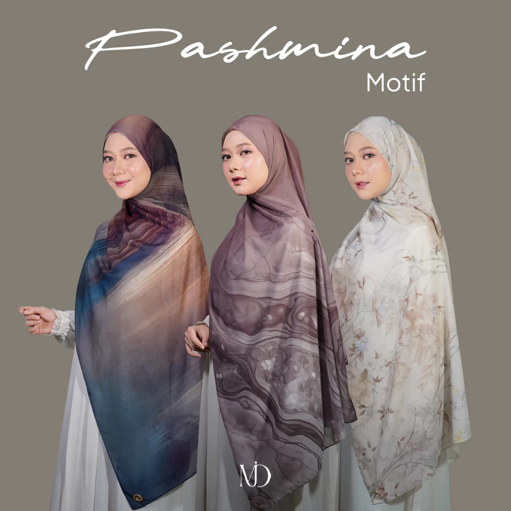 Hijab Pashmina ceruty motif 