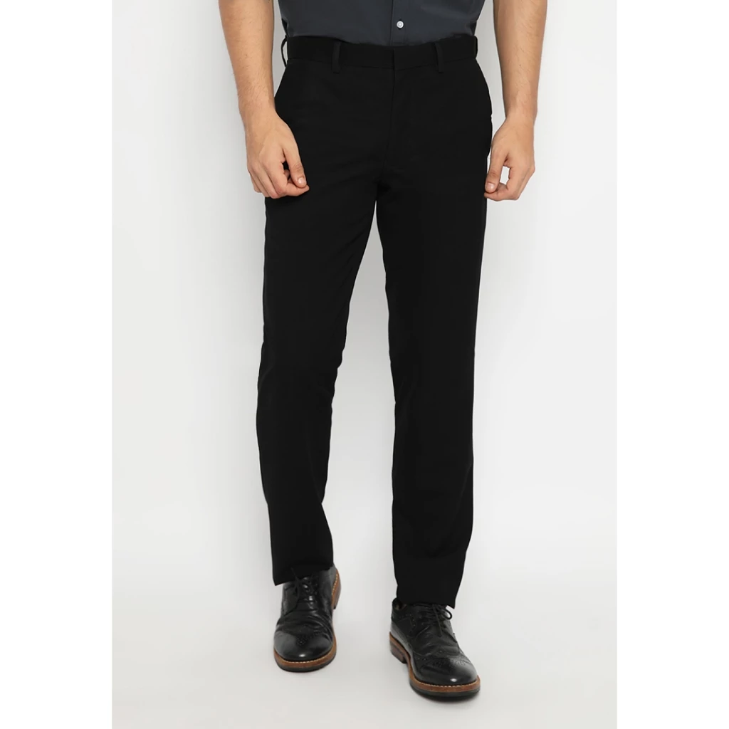 JOBB Lucido Celana Panjang Pria Slim Fit Hitam
