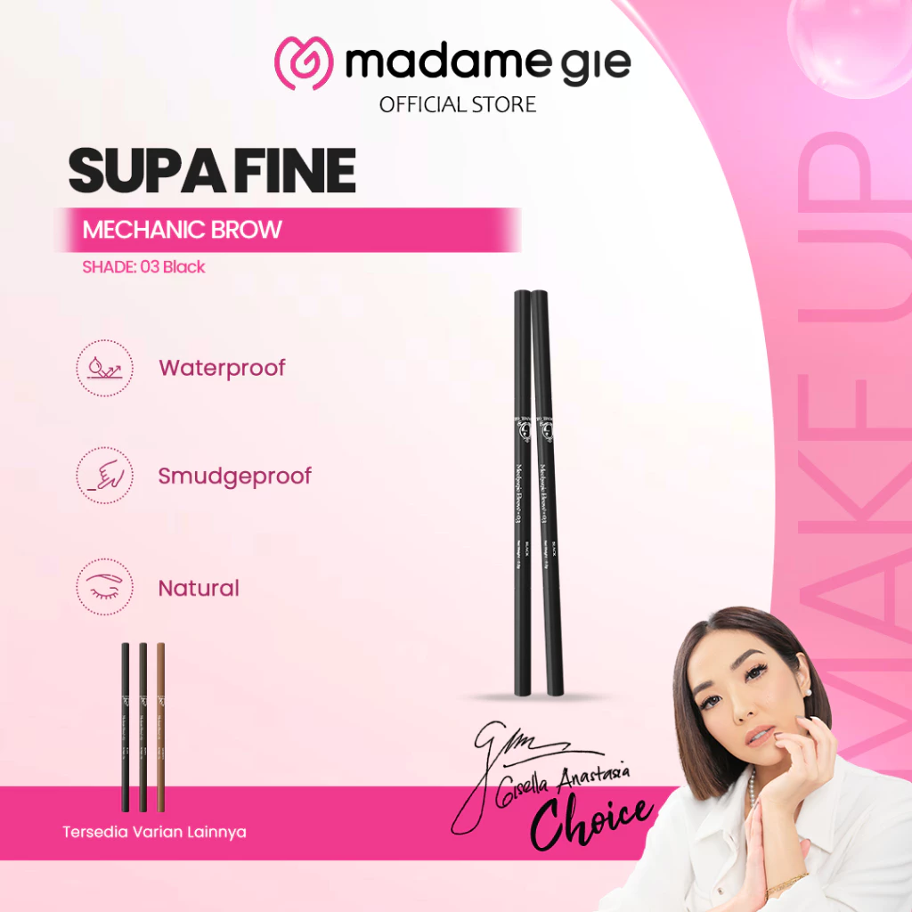 Madame Gie Supa Fine Mechanic Brow - Make Up Pensil Alis