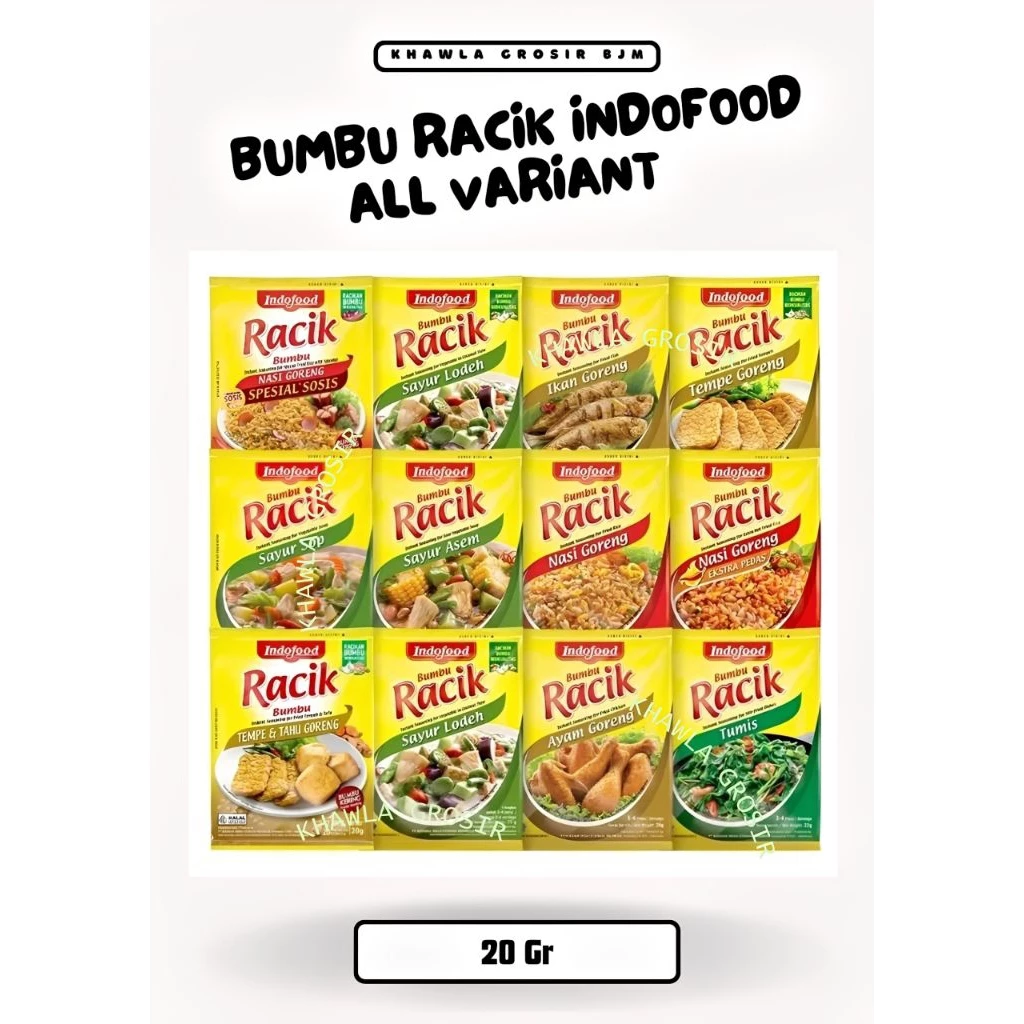 BANJARMASIN | BUMBU RACIK LENGKAP / INDOFOOD / BUMBU BUBUK - AYAM GORENG / NASI GORENG / SOP / SAYUR ASEM