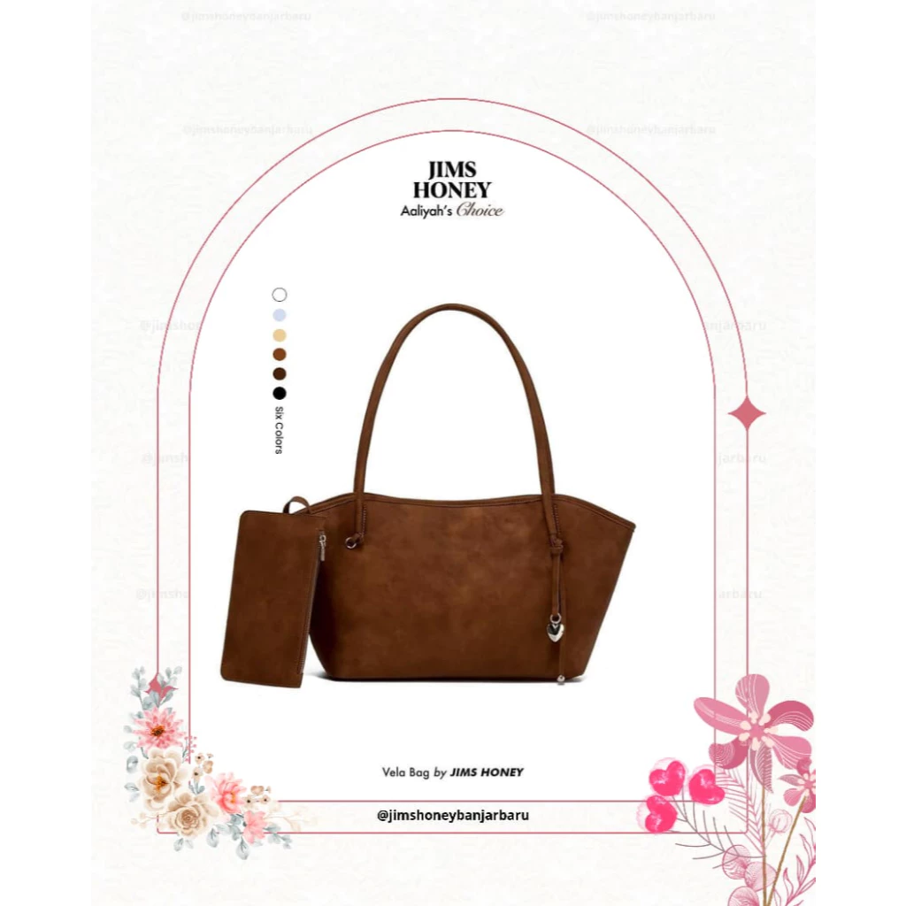 VELA BAG TOTE BAG WANITA JIMS HONEY | Aaliyah’s Choice JIMSHONEY BANJARBARU (BISA COD)
