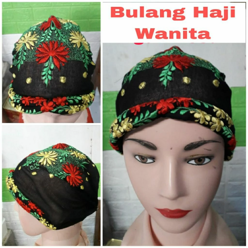 Bulang haji Wanita Surban Jadi Sorban Instan Bulang Hajjah Bolang Haji Turban Khas Banjar Bolang  Non Lilit Khas Kalimantan Selatan Bubuhan Banjarmasin