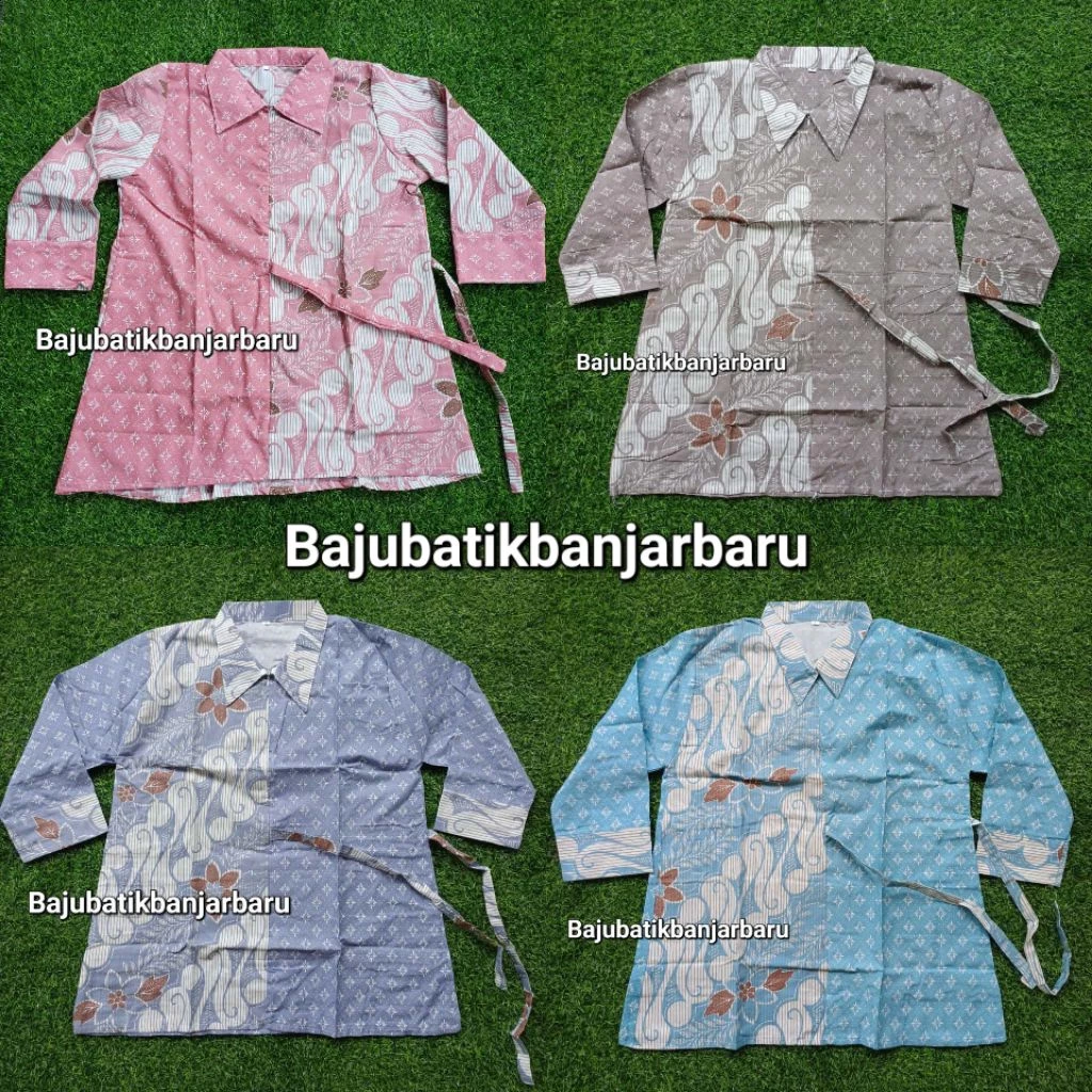 Batik Kerja Batik Kuliah Batik Sekolah Batik Kondangan Baju Batik Wanita blus batik wanita banjarbaru