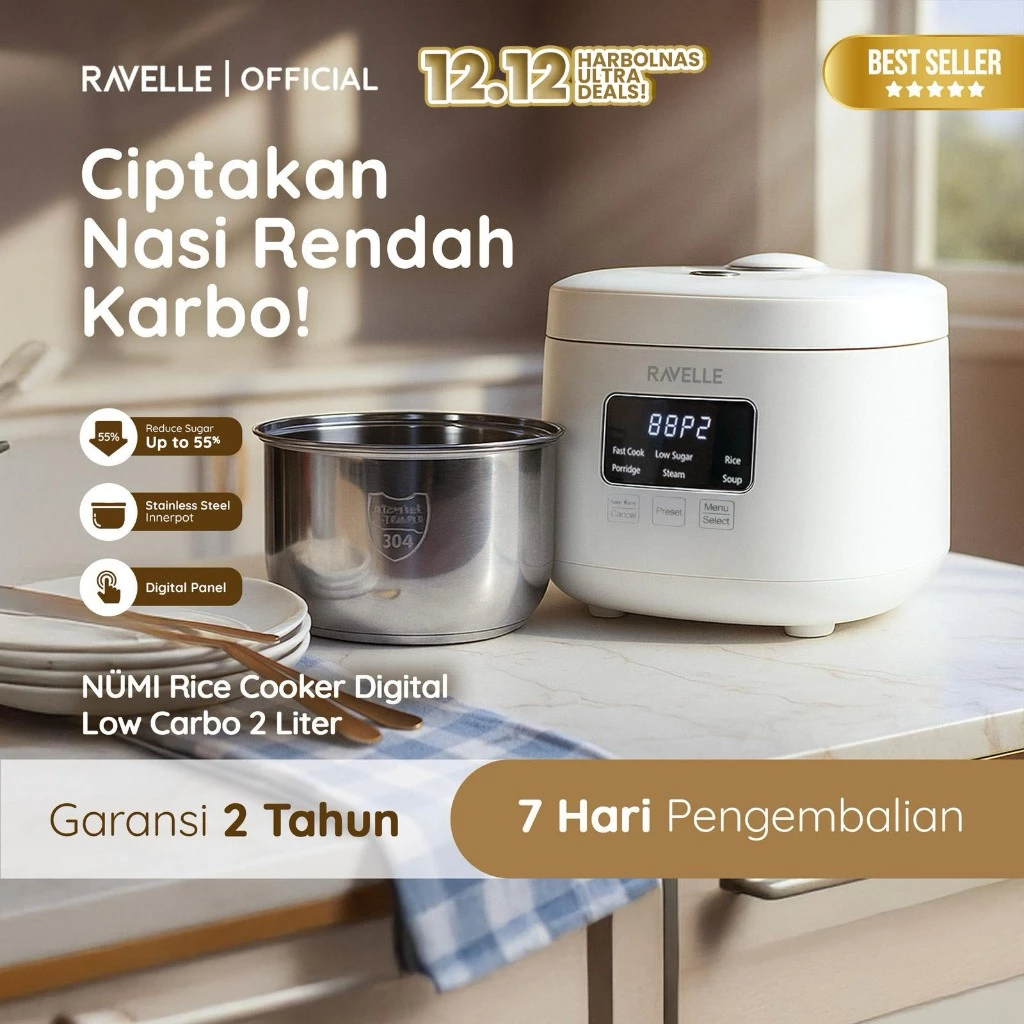 RAVELLE NUMI Rice Cooker Digital
