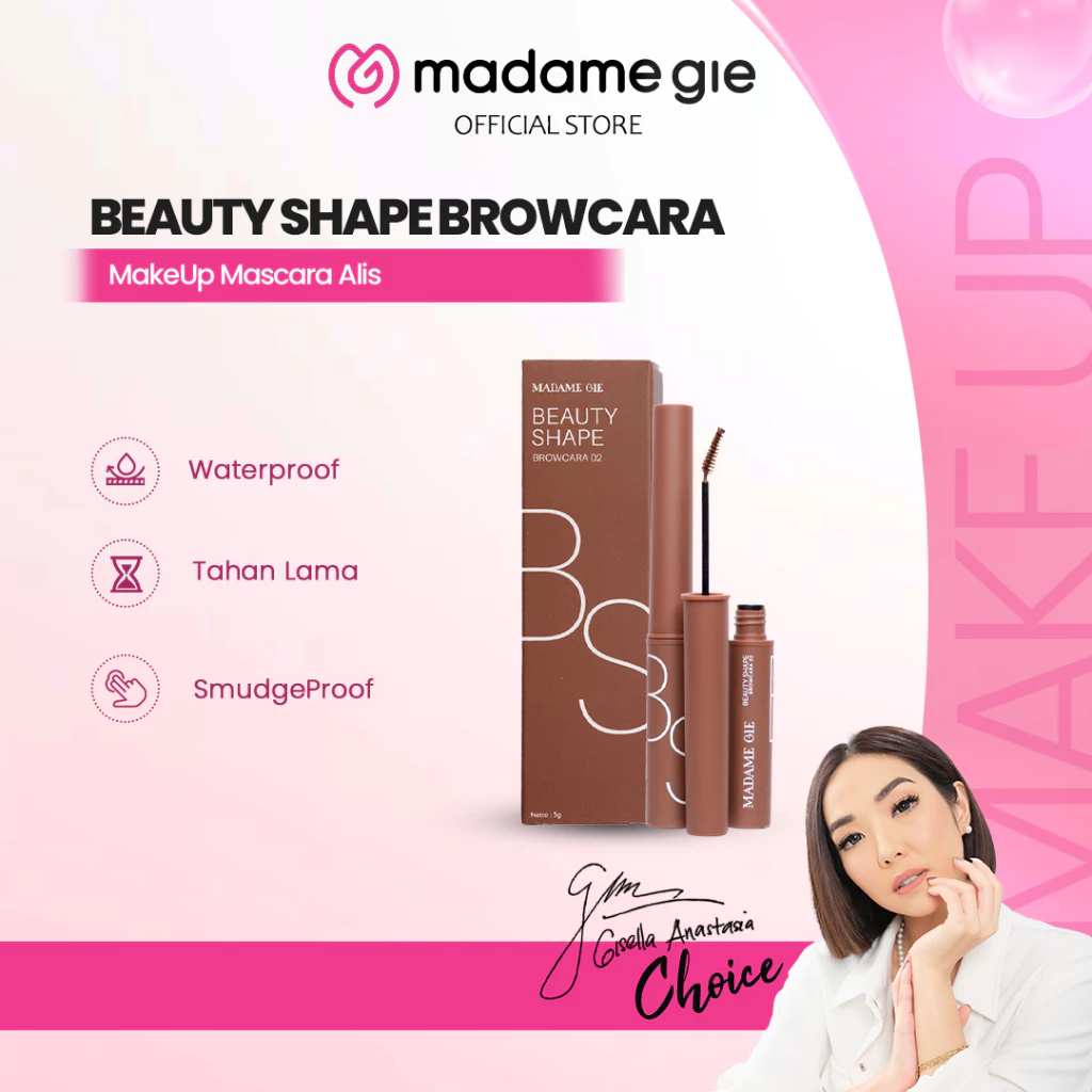 Madame Gie Beauty Shape Browcara - MakeUp Mascara Alis | MADAMEGIESHOP