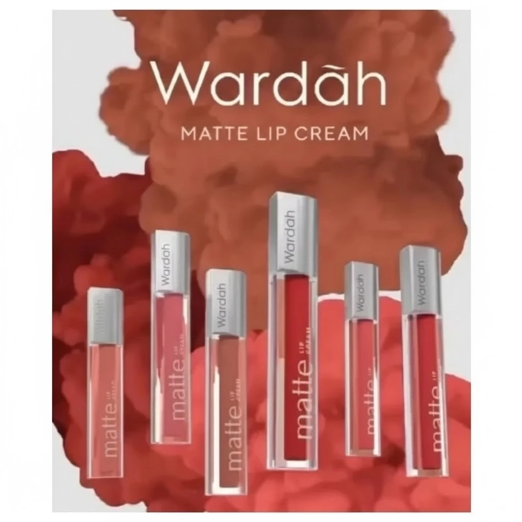 WARDAH Exclusive Matte Lip Cream SPF 20 PA++ Melindungi Bibir Formula Kering