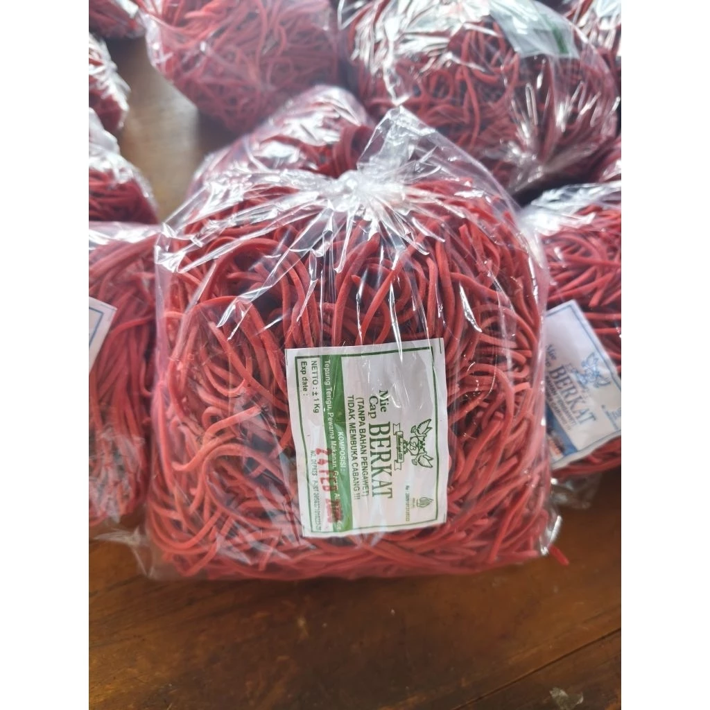 Mie Habang/Mie Yamin/Mie Bancir Besar Khas Banjarmasin Cap Berkat (INSTANT BANJARMASIN)