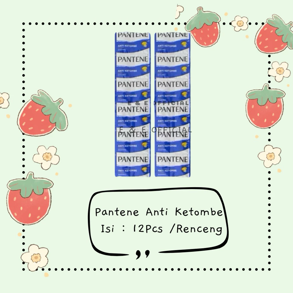 SHAMPOO PANTENE BIRU SACHET / SHAMPOO RENCENG PANTENE / SHAMPOO RAMBUT ANTI KETOMBE