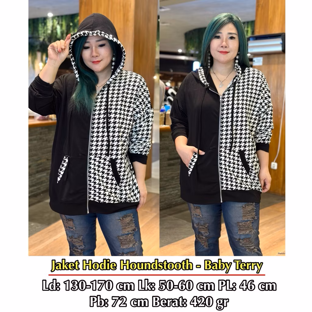 FINA BIGSIZE - (JAKET HODIE) JAKET WANITA JUMBO BIGSIZE MELAR
