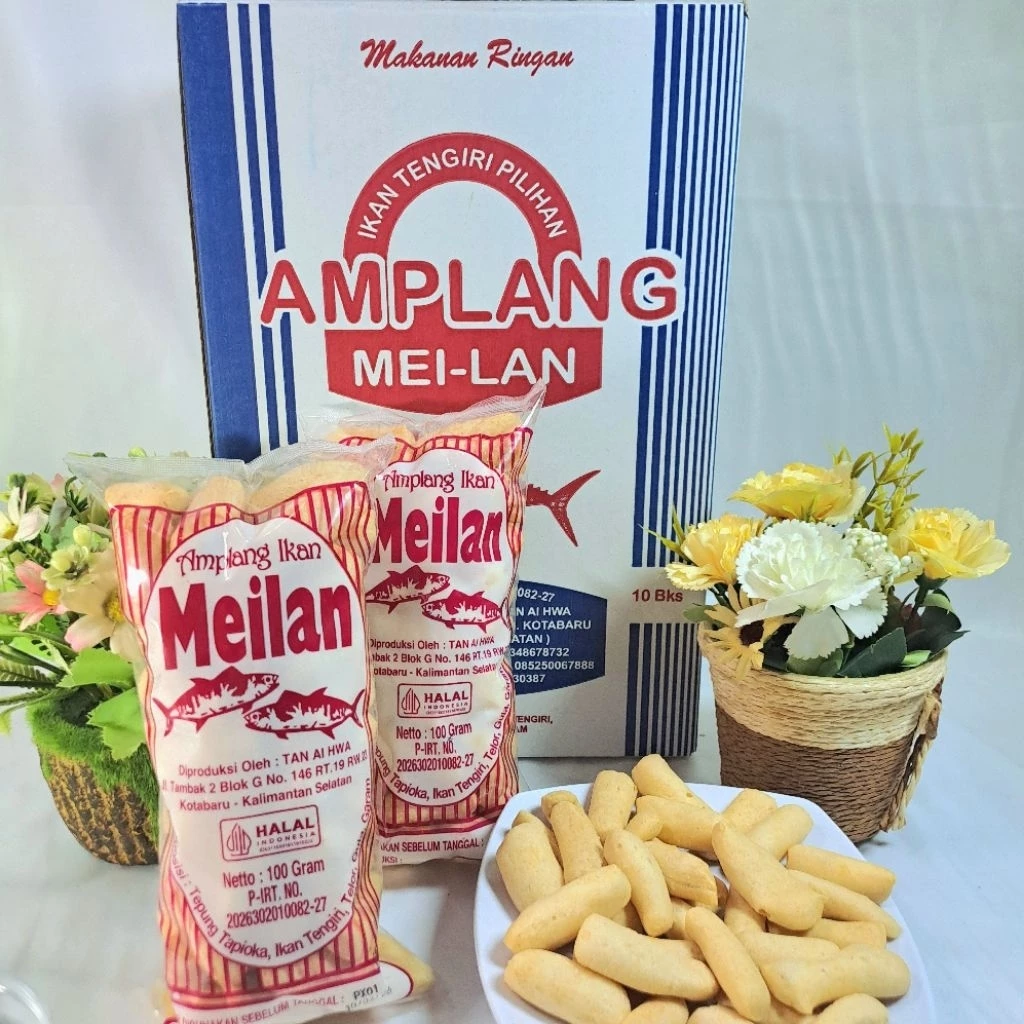 Amplang MEI-LAN | Amplang Ikan Tenggiri | Oleh Oleh Banjarmasin