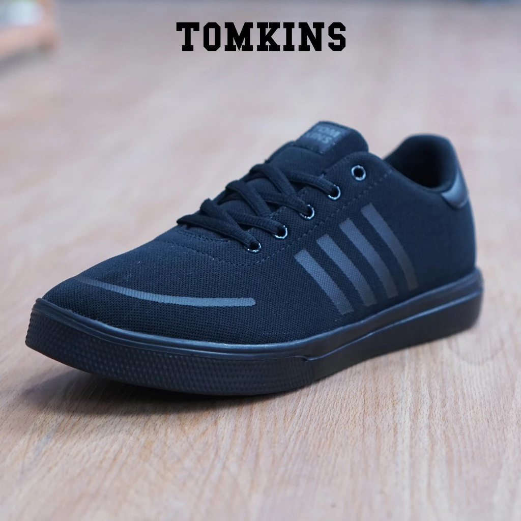 TOMKINS Scool Edition Sanditon - Black Sepatu Sekolah