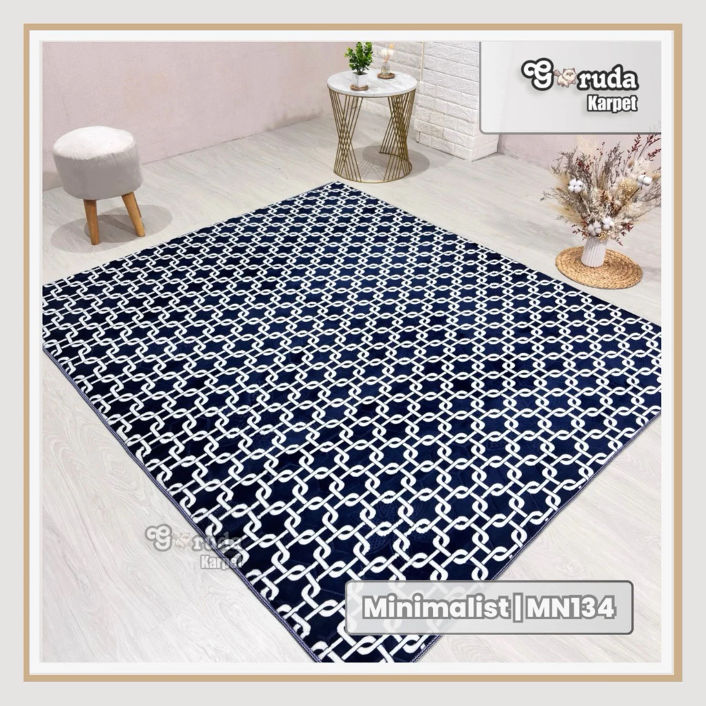 (GARUDA BANJARMASIN) Karpet premium  malaysia ukuran 190 x 220 bahan tebal dan lembut polyester 100%