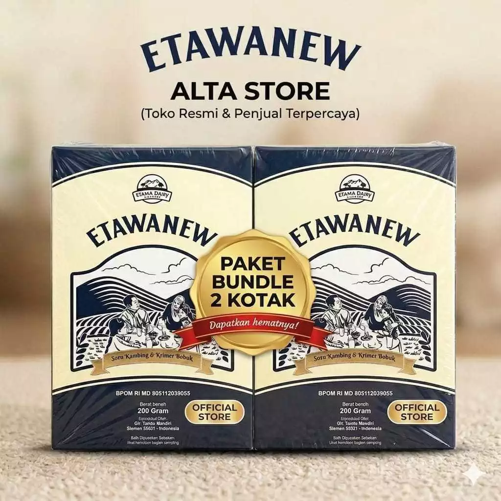 [Paket 2 Box] Susu EtawaNew Platinum Susu Kambing Etawa Murni Banjarmasin Solusi Gangguan Pernapasan dan Persendian