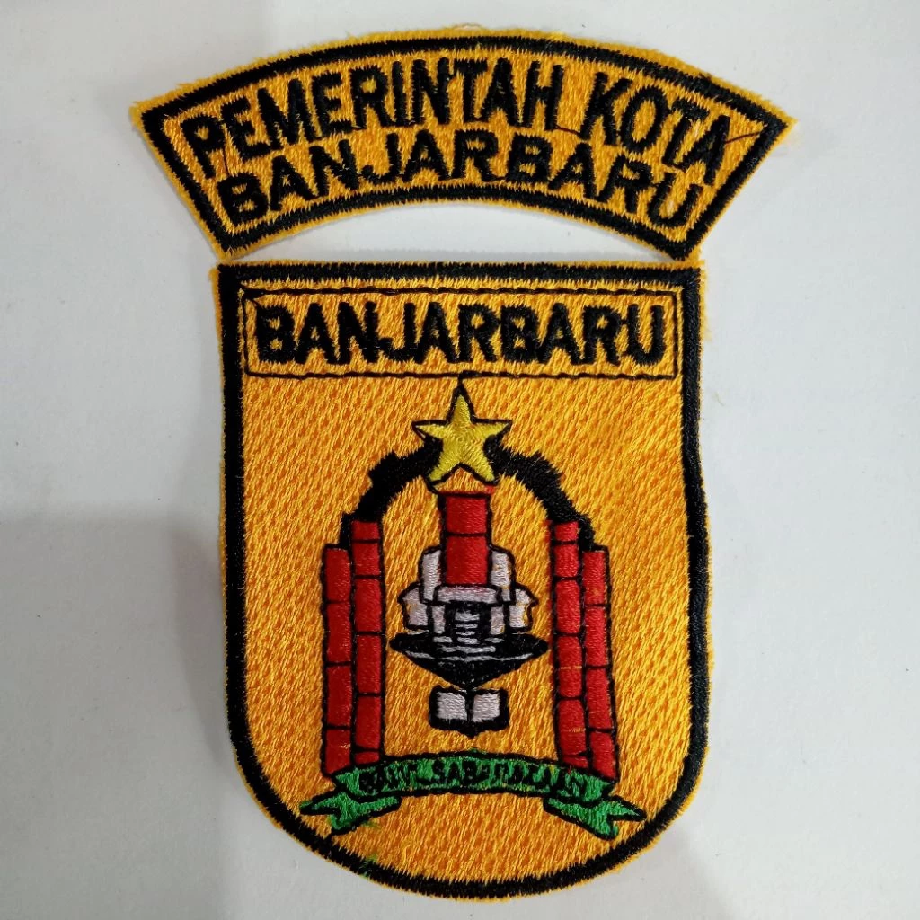 BET BORDIR LOGO LAMBANG DINAS ASN PNS P3K PEMKOT PEMERINTAH KOTA BANJARBARU KALIMANTAN TENGAH SELATAN.